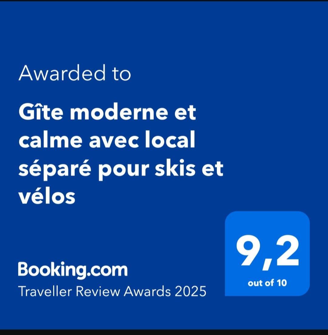 Gite Moderne Et Calme Avec Local Separe Pour Skis Et Velos Cornimont Exterior photo